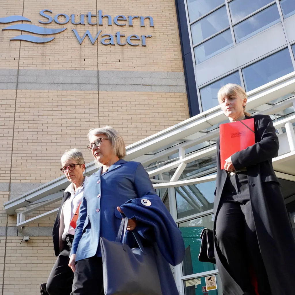 Evidence of corporate wrongdoing being delivered to Southern Water HQ